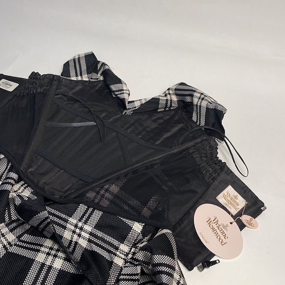 Vivienne Westwood VINTAGE BRAND NEWSS10 GOLD LABEL “DAME” CORSET DRESS UK 10US 6 - Picture 7 of 17